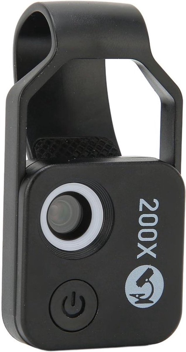Professionele Smartphone Macrofotografielens 200x HD-vergroting - Zaktelefoonmicroscoop voor buitenfoto's - Optische Lens met 120mAh-batterij