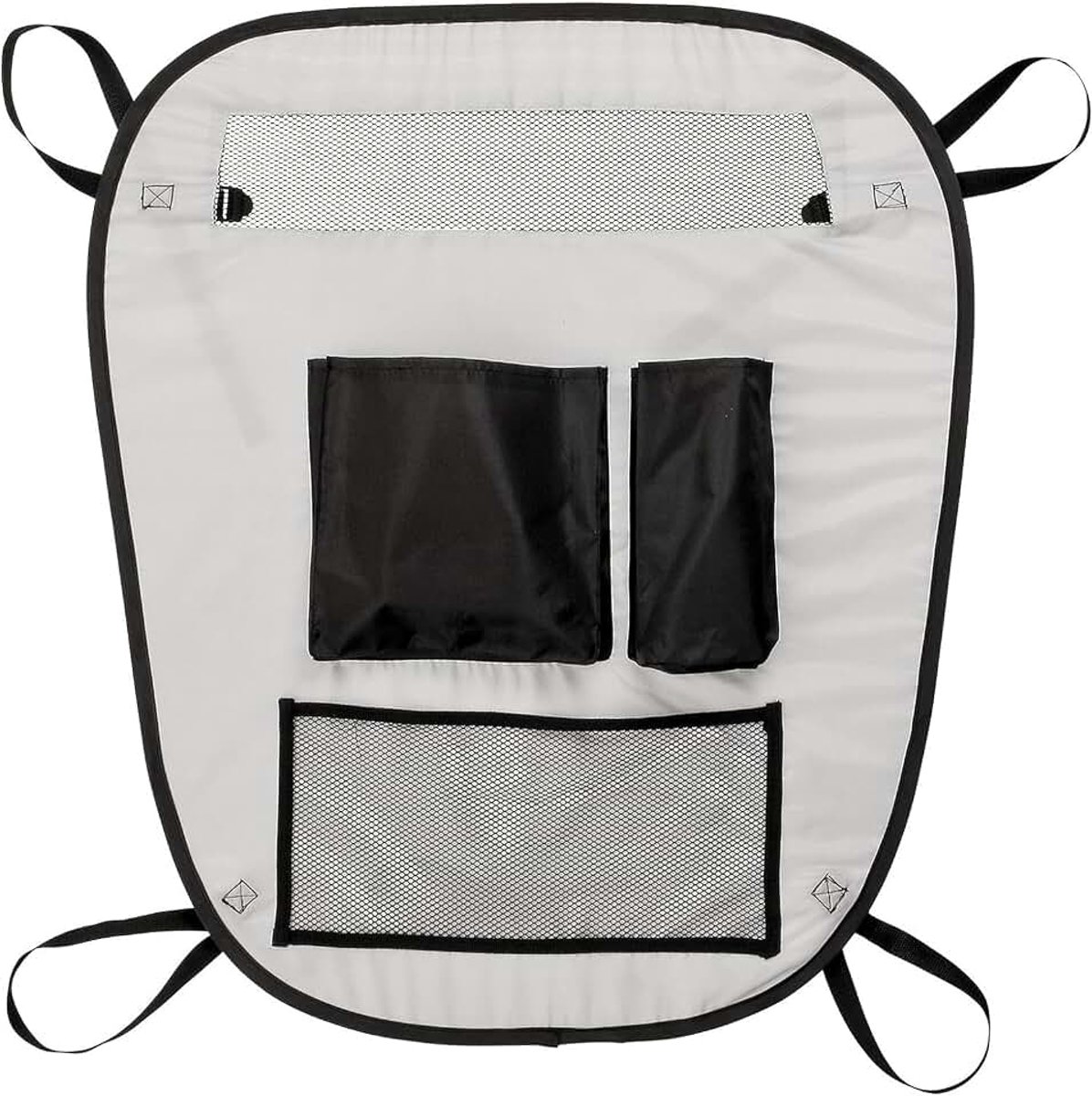 Auto-scheidingsnet voor honden, barrière voor honden met 3 zakken, van polyester, 60 x 70 cm