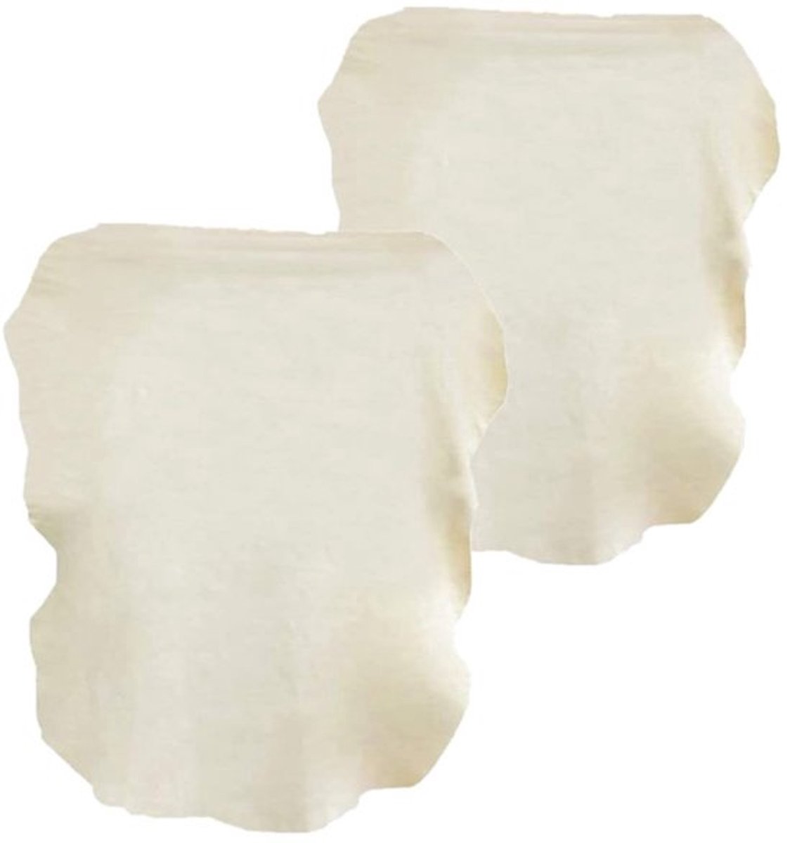 Set van 2 Luxe Lederen Schoonmaakdoeken 50x30 cm - Ideaal voor Auto, Ramen en Meubels