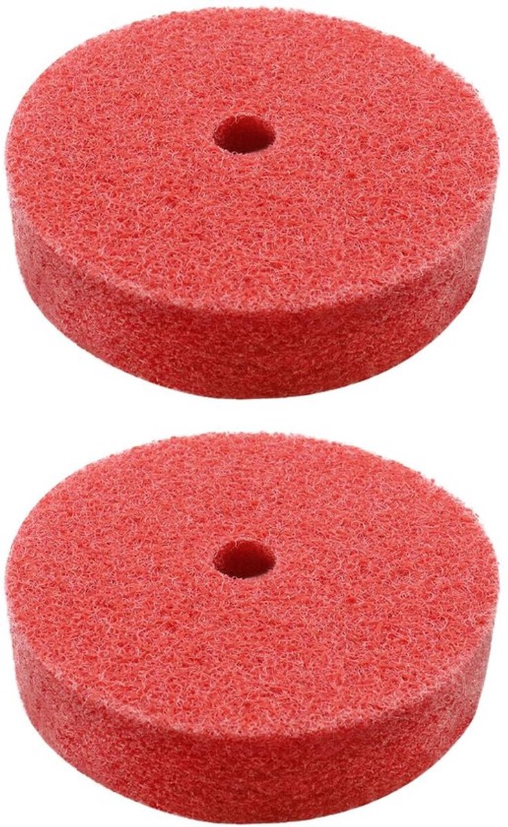 Store_8 - Fiber Nylon Polijstschijf - Polijstschijf voor Haakse Slijper - Rood - Schuren Pad voor Metalen en Hout - Fijn Polijsten - Geschikt voor ...