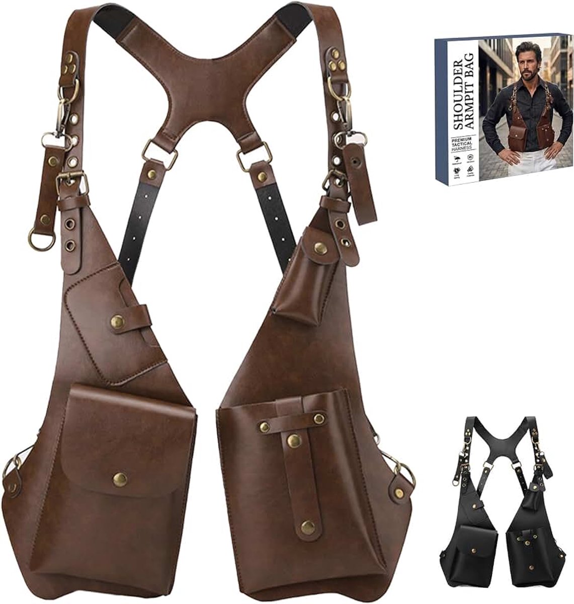 Bag heren dames tas heren diefstalbeveiliging fietstas schoudertas voor reizen, wandelen en outdoor