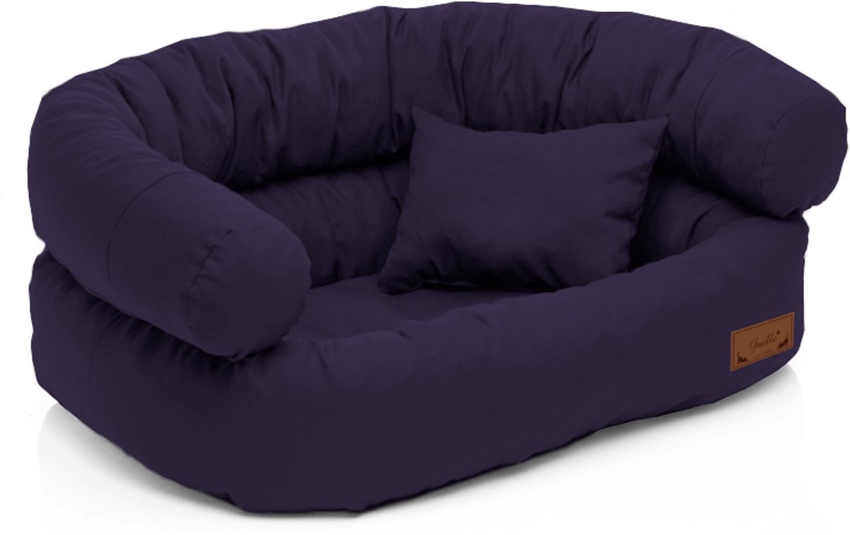 Hondenmand Stoel 'S' Donker Paars 50x70cm - Comfortabel & Wasbaar