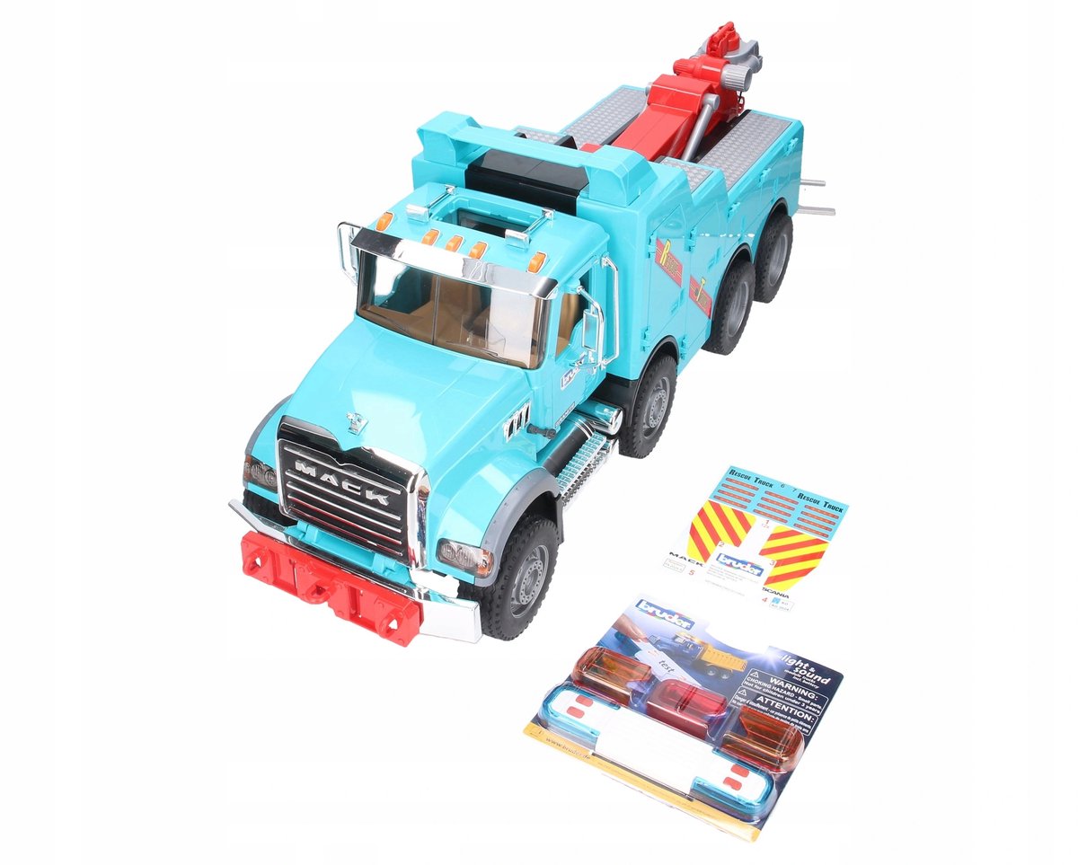 Bruder MACK Granite Sleepwagen Speelgoed Vrachtwagen voor Kinderen