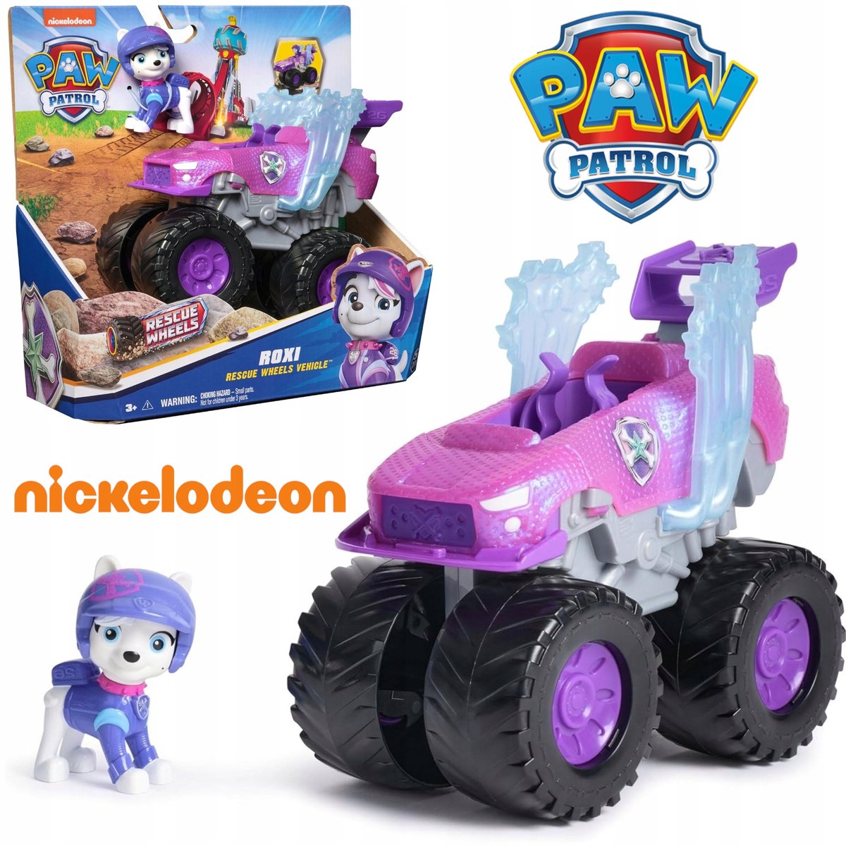 Psi Patrol Rescue Wheels Roxi Monster Truck met Figuur