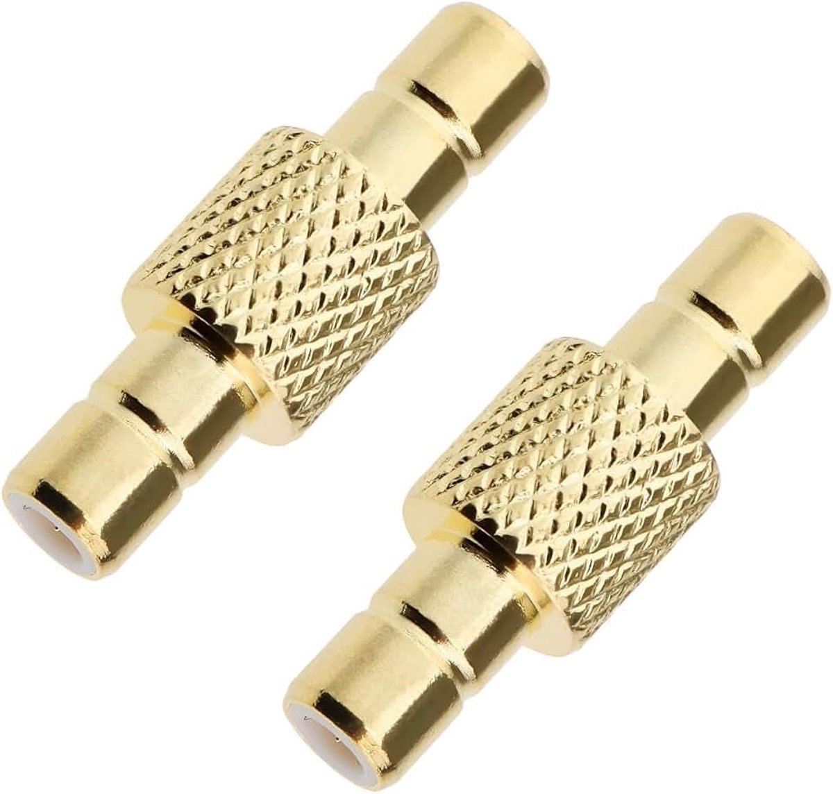 2 Stks SMB Mannelijke naar SMB Mannelijke Rechte RF 50 Ohm Connector Adapter voor TV Antennes, Draadloze LAN Apparaten, Coaxiale Kabel, Wi-Fi Radio's