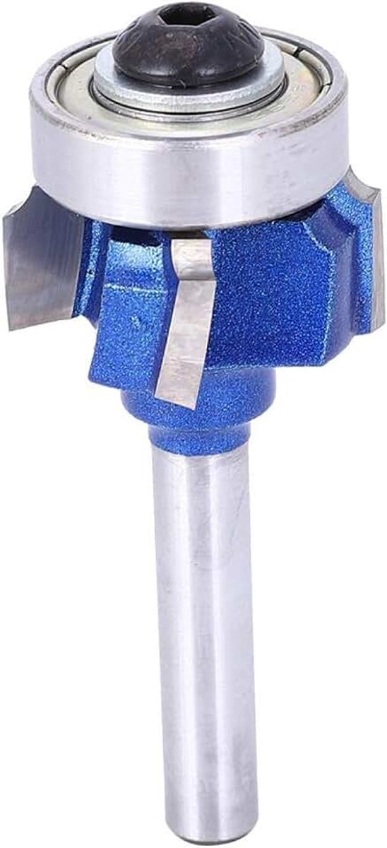 Ronde frees 4 tanden, afgeronde frees, schacht 8 mm, 4 tanden, hardmetaal, voor elektrische trimmer (viersnedige kantenstaartsnijder