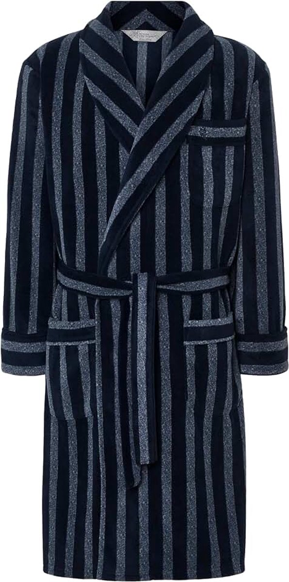 Búho NOCTURNO Badjas Heren Polaire – Winterkamerjas Voor Heren Premium Fleece, Geruite Katoenen Flanel Of Pyjama-Jas Met Rits – Warm, Dik, Zacht, Met Zakken