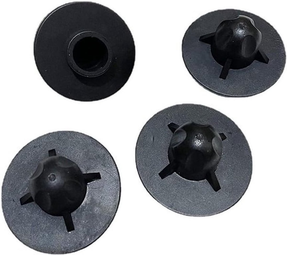 Set van 4 rubberen meubelpoothoezen voor campingstoelen - Beschermende voeten voor opvouwbare stoelen - 14 mm - Buiten meubel accessoires