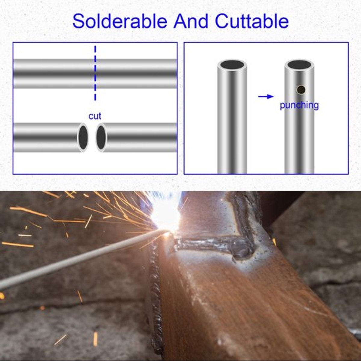 Roestvrijstalen Buis 2mm OD - 3 Stuks - 150mm Lengte - 0.2mm Wanddikte - Naadloze Buis - Duurzaam en Esthetisch - Metalen Buis