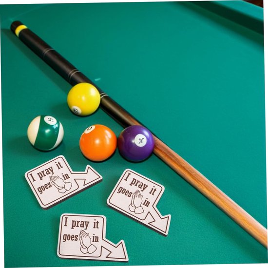 Biljart Pocket Markers - Pooltafel Markering - Decoratie Speelkamer - Handgesneden Details - 75 x 5 x 08 cm - Wit — afbeelding 2