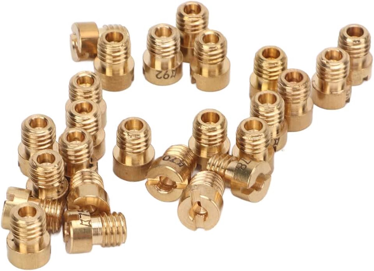 55 Tot 115 M5 Motorfiets Carburateur Jet Kit voor Dellorto PHBG 21 PHBG 19.5 PHBG 19 25 Stks Metalen Carburateur Jet Nozzle Kit