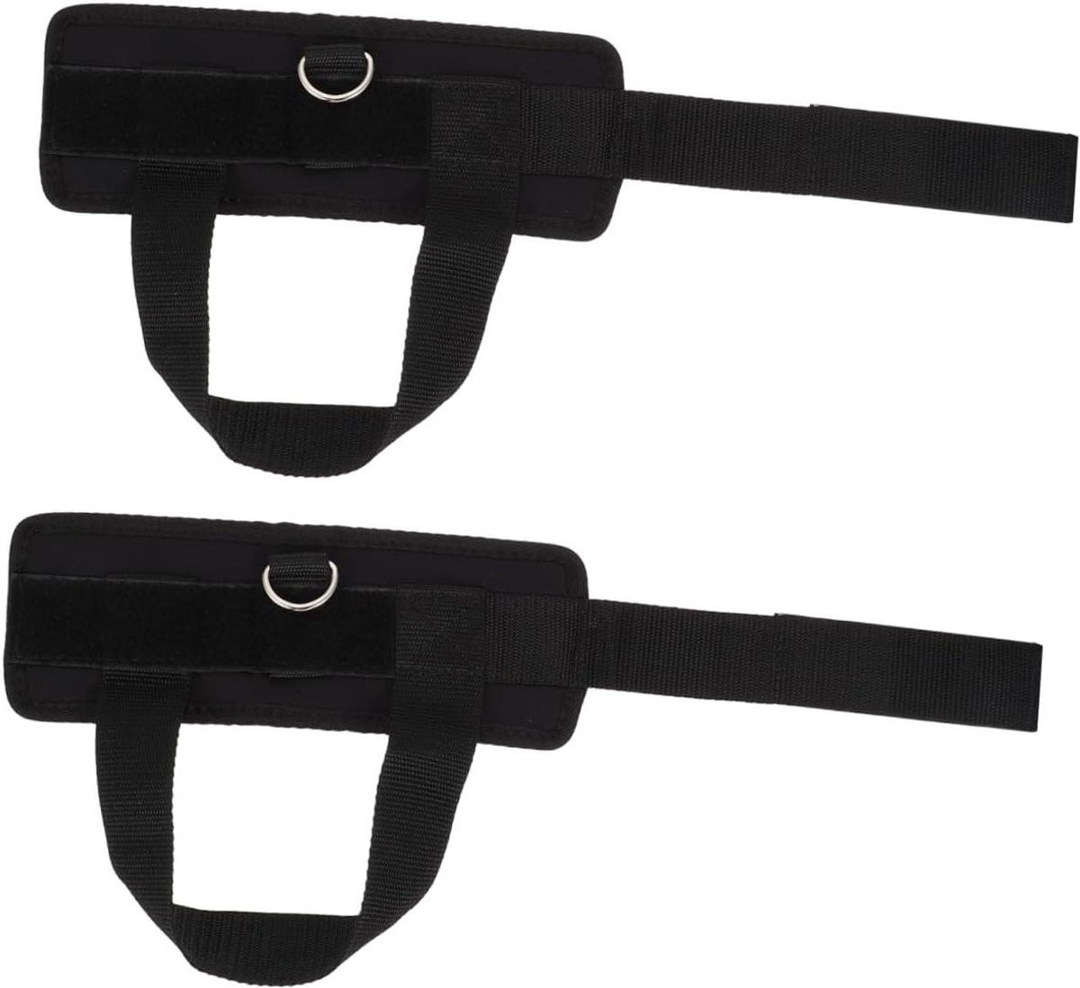 Enkelbanden Fitness - Sport Accessoires Been - Beenspieren Trainen - Gewatteerd Ademend Materiaal - 20x9 CM - Zwart