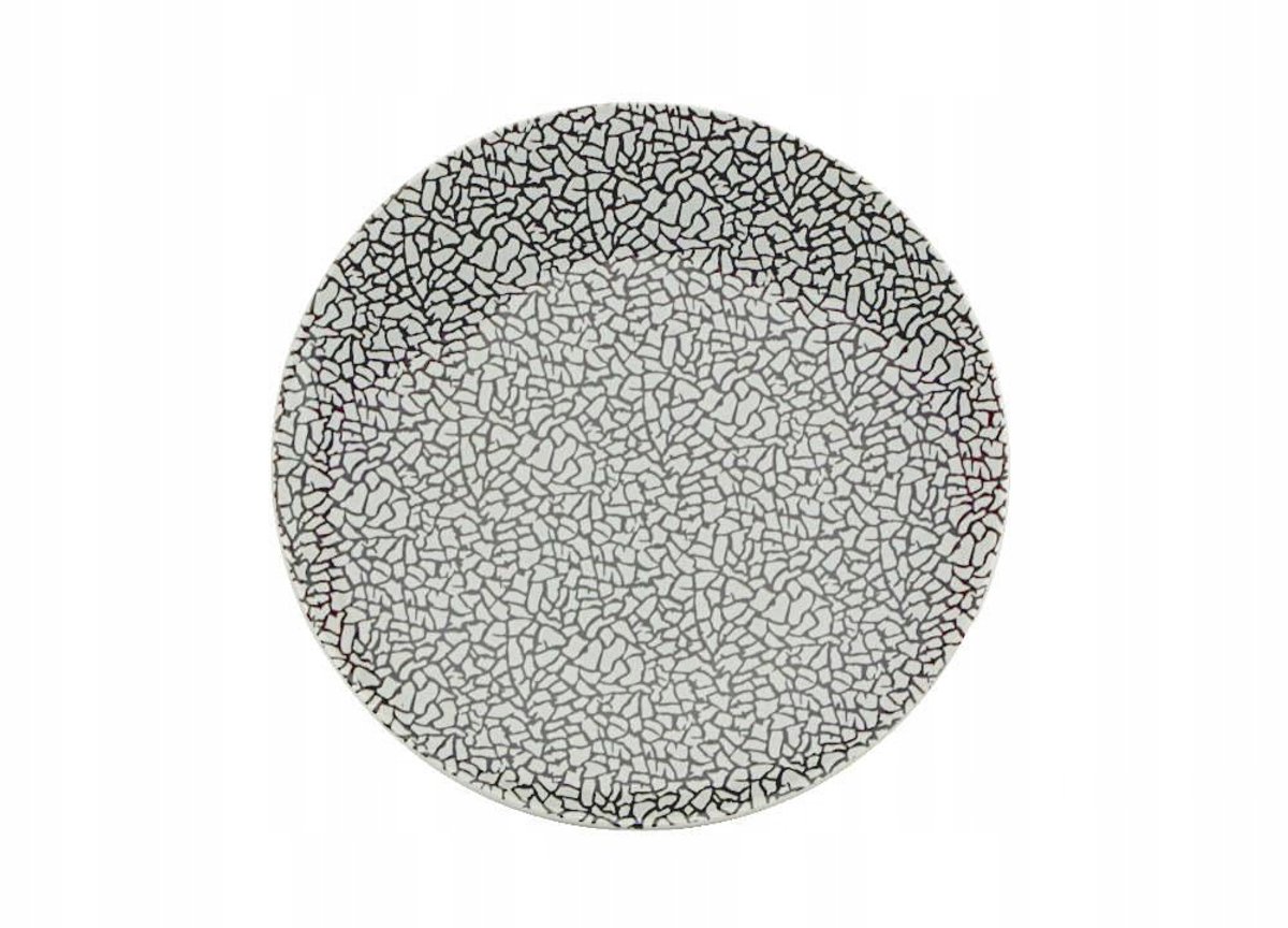 Zina Grey Night Alumina Dessertbord 22 cm - Porselein Bogucice