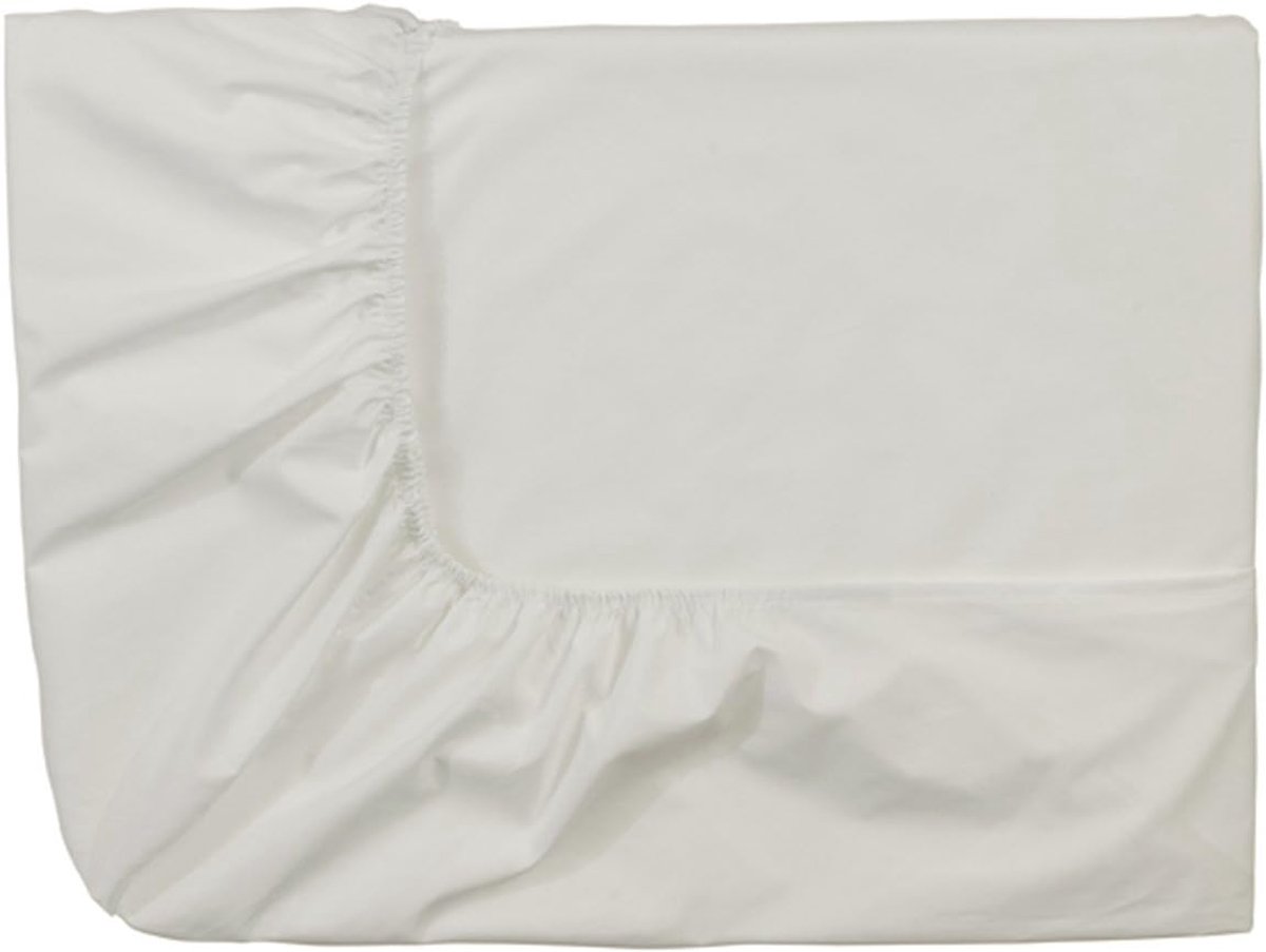 Royal Line hoeslaken, percal-katoen, meringue, 160 x 200 cm