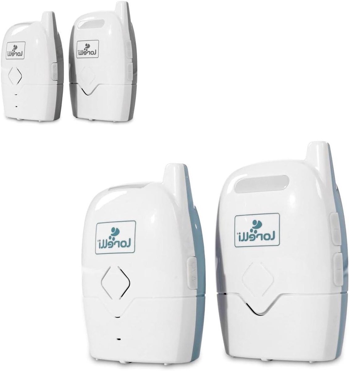 Babyfoon - Audio monitor - Baby bewaken - Terugspreekfunctie - 300 meter bereik - Blauw