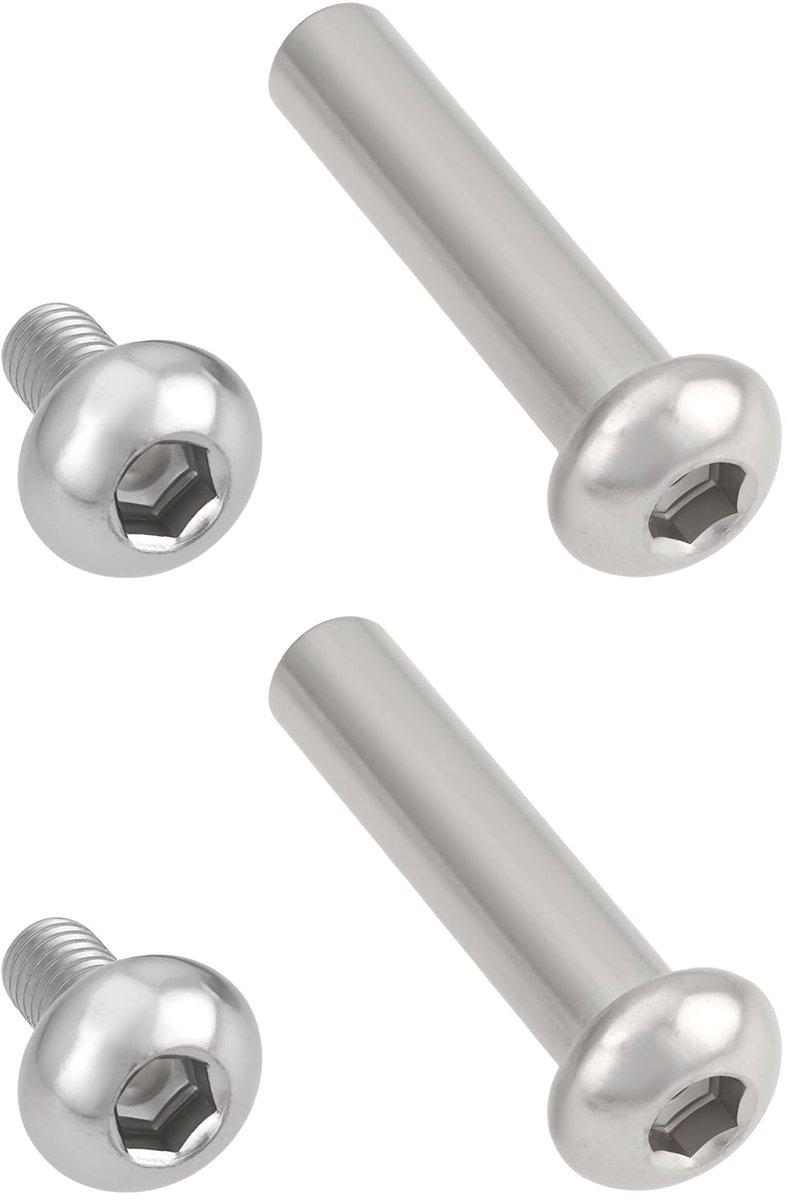 2 stuks M8 bevestigingsbouten voor e-bike en vouwfiets