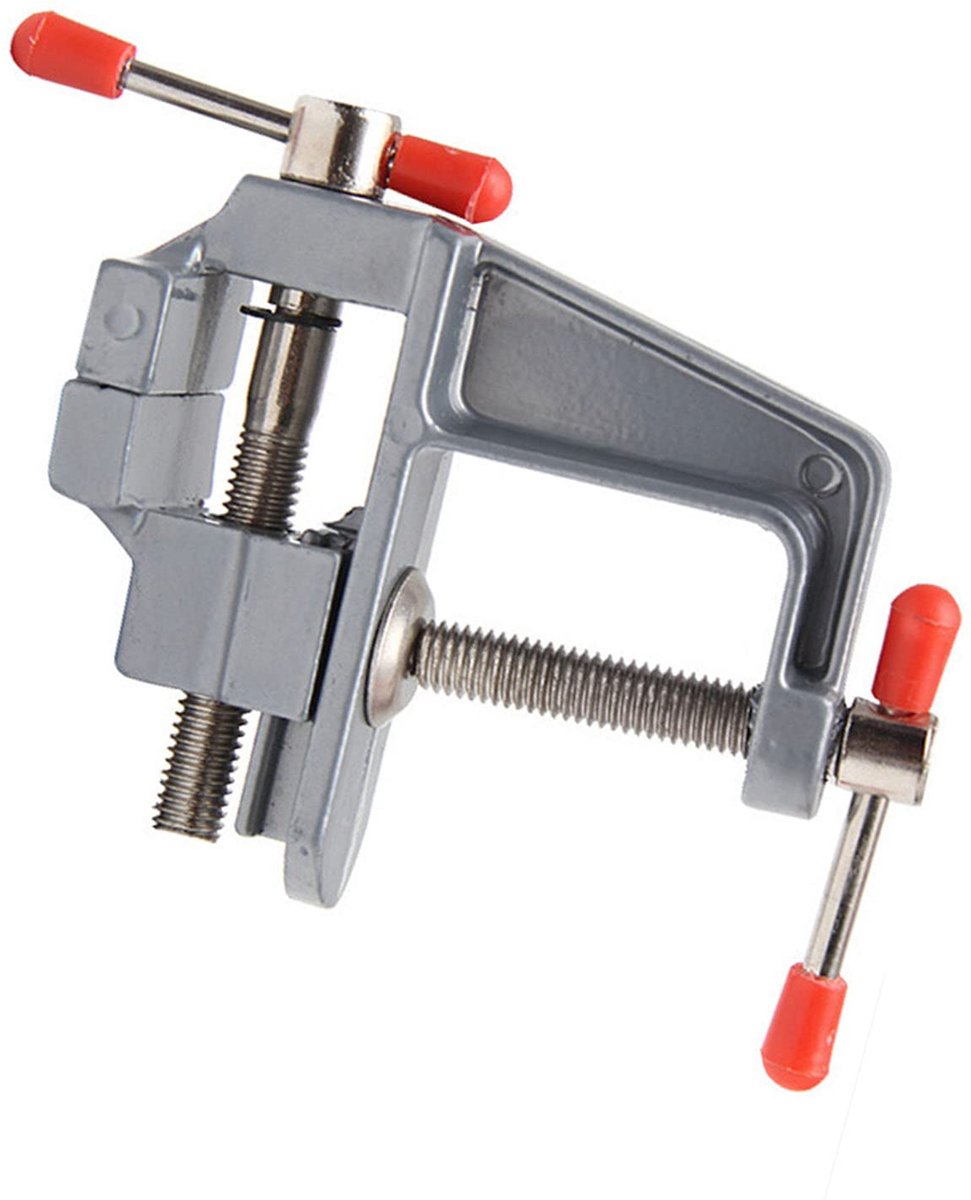 Bankschroef Kleine Bankschroef Klem op Metalen Tafelbankschroef voor Houtbewerking 35 Mm Klemdikte