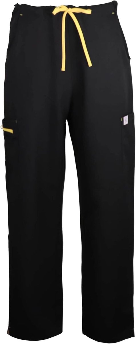 Broek Heren Dames met Trekkoord 4 Zakken, Werkbroek Schrobben Broek Gemiddelde Taille voor Artsen Tandarts Verpleging Kliniek