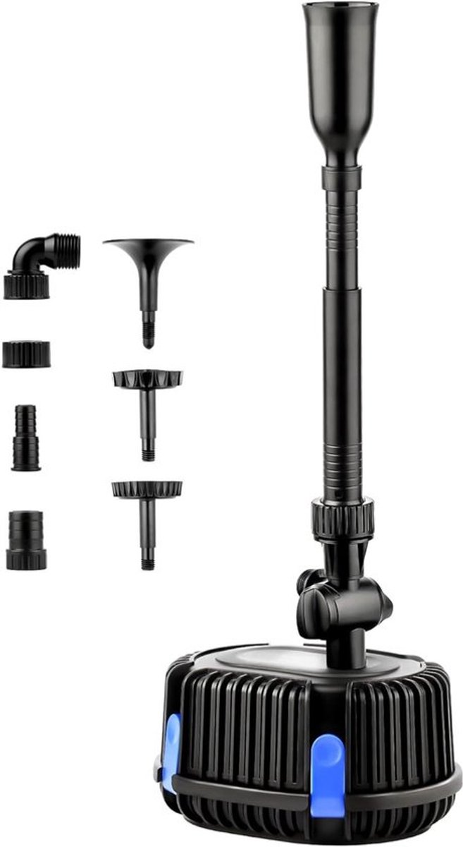 Tuinpomp voor Fonteinen, Vijvers en Watervallen - 25 Watt, 1500 L/h, Ideaal voor Tuin en Decoratie