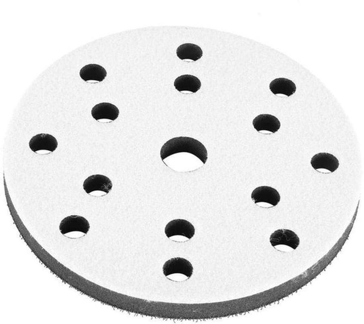 Zachte buffer spons Interface Kussen Pad - Schuren - 150mm - Schuurpads - Interface Kussen Pad - Geschikt voor 150mm - Zacht Padspaarders - Diameter Zacht Pad - 15-gaten-pad