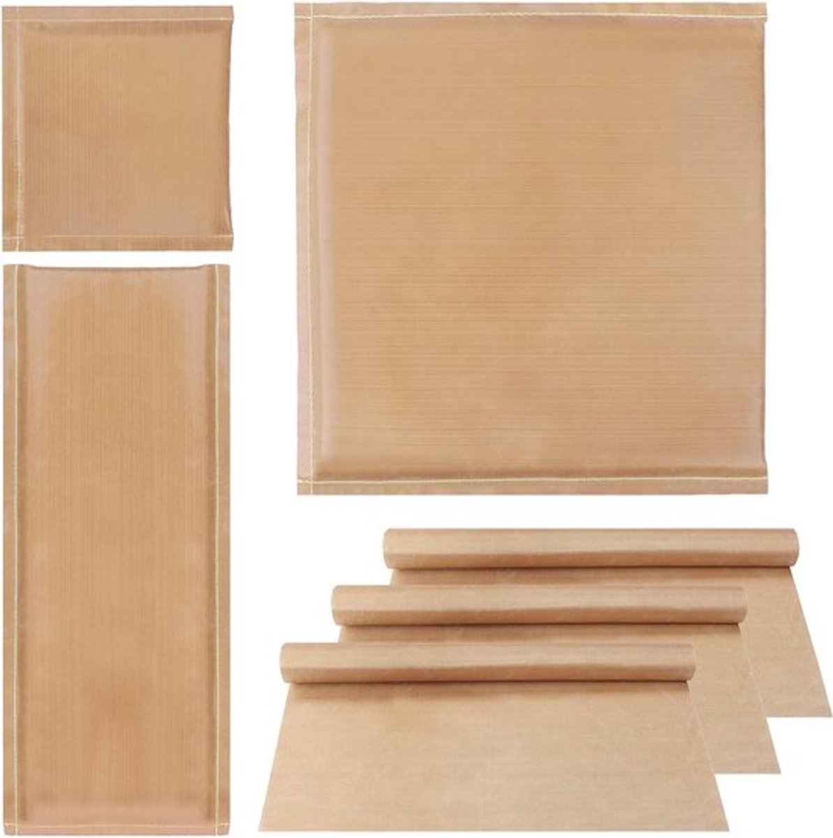 - Hitte Pers Kussens Bundle (3 Pak) - Herbruikbare Hitte Werende Matten - Geschikt voor Hitte Druk Transfer en Strijken - 3 Maten Hitte Kussens en 3 Hitteschilden - Vinyl - Overige Hitte Accessoires.