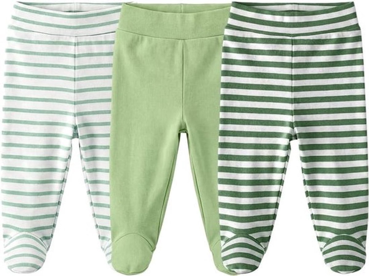 Baby Wrap Bodysuit Set van 3 Stuks met Mouwloze Wrap en Pompbroek met Voetjes, Katoenen Set voor Pasgeborenen 0-12 Maanden