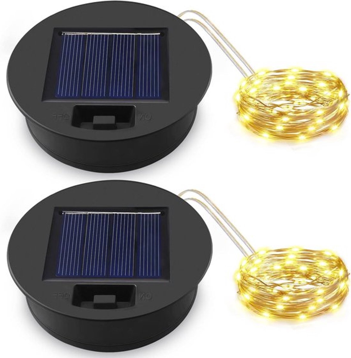 Gieter verlichting vervanging, LED-lichtjes waterdicht voor gieter, tuinaccessoires - set van 2