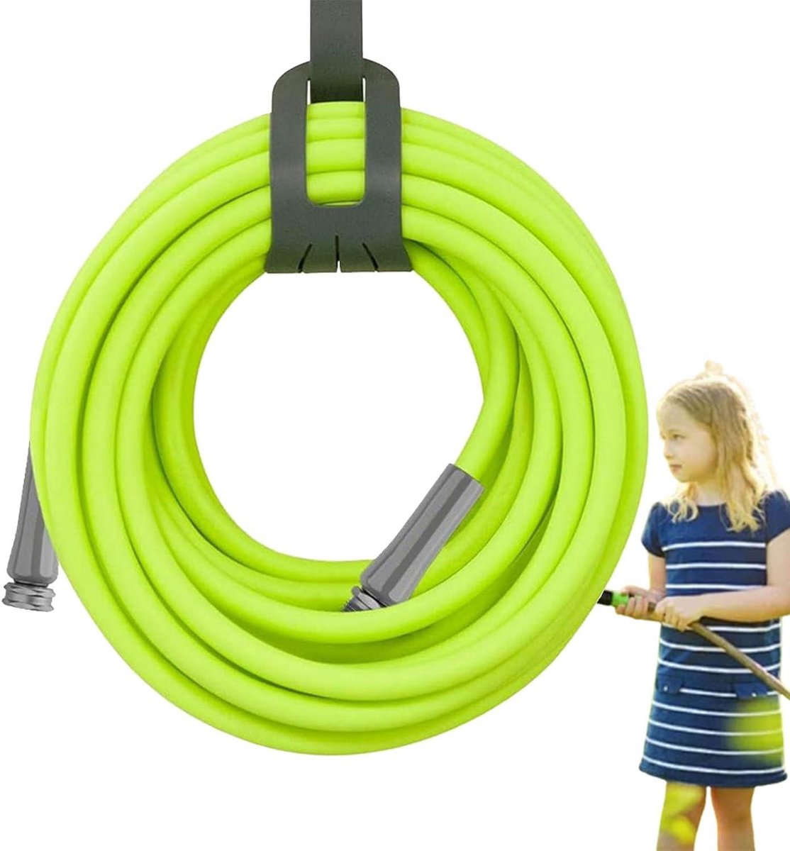 Tuinslang - Waterleiding - Gazon sproeien - Geen knopen - 15 meter - Groen