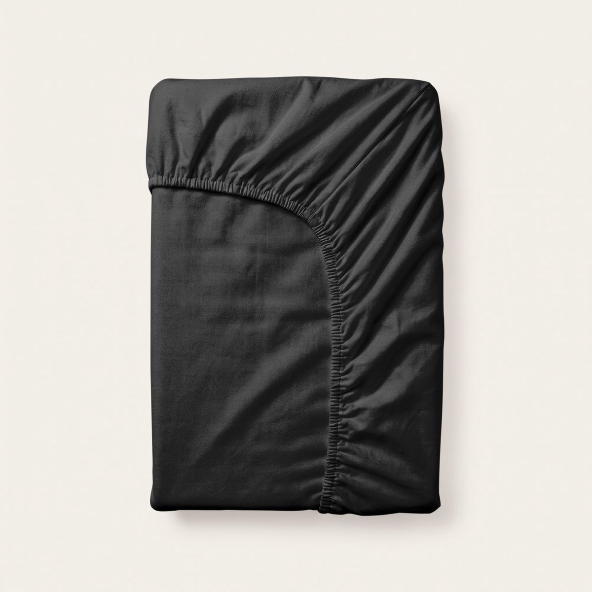 HappyBed Hoeslaken Black - 90x200 cm - Onderlaken - Verfijnd jerseykatoen - Ademend katoen - Perfecte pasvorm