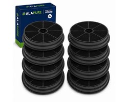8x Koolstoffilter voor Listo HC60L2B