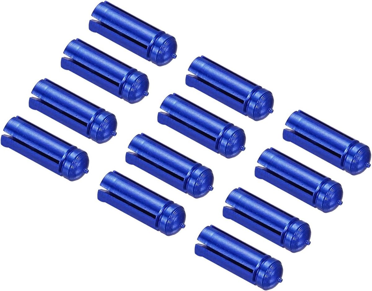 Dart Flight Protectors - Vleugelbeschermers Darts - Dartspel Verbeteren - Aluminium Constructie - 8.4 x 2.7 mm - Blauw