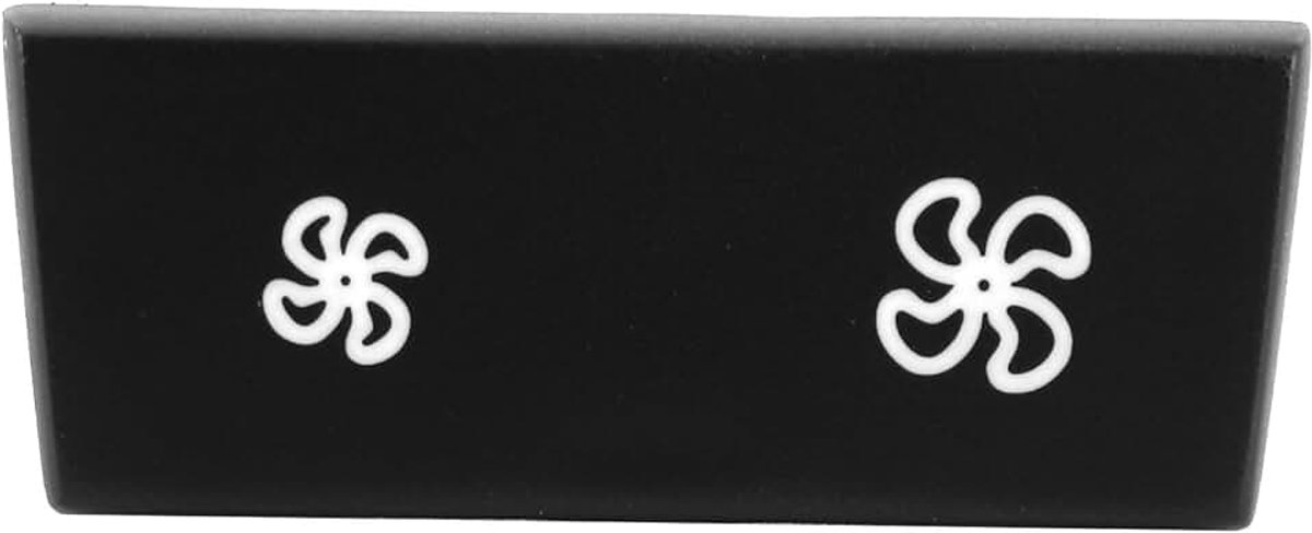 AC-bedieningsknop, Airconditioning Schakelaar Knop Cover Airconditioning Bedieningsknop Vervanging Fit voor E90 E91 E92 E93 F25 X1 X3 / E84