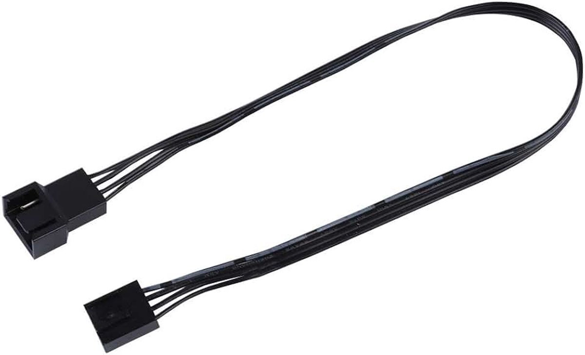 5 STKS 4PIN Fan Power Verlengkabel, PWM Fan Verlengkabel voor PC Computer case interne moederbord fans, 4-Pin man-vrouw ventilator verlengkabel, met 4pin en 3pin PMW Fan Connector