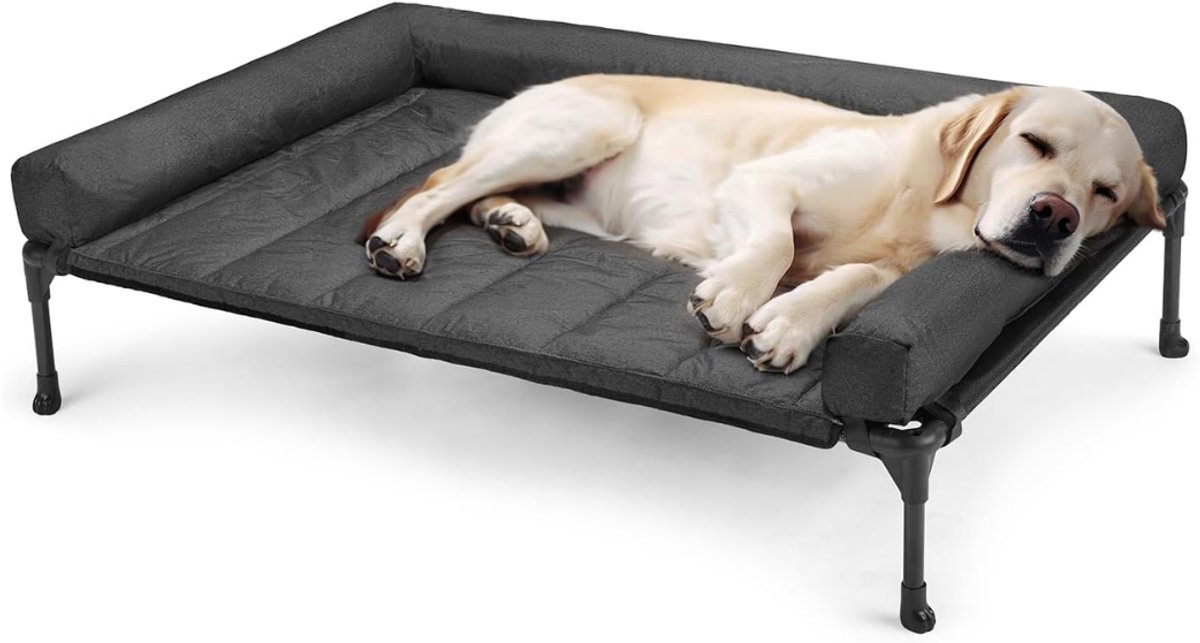 LNMsolutions® Hondenmand - Hondenkussen - Hondensofa - Zwart- 107cm x 76cm x 18cm