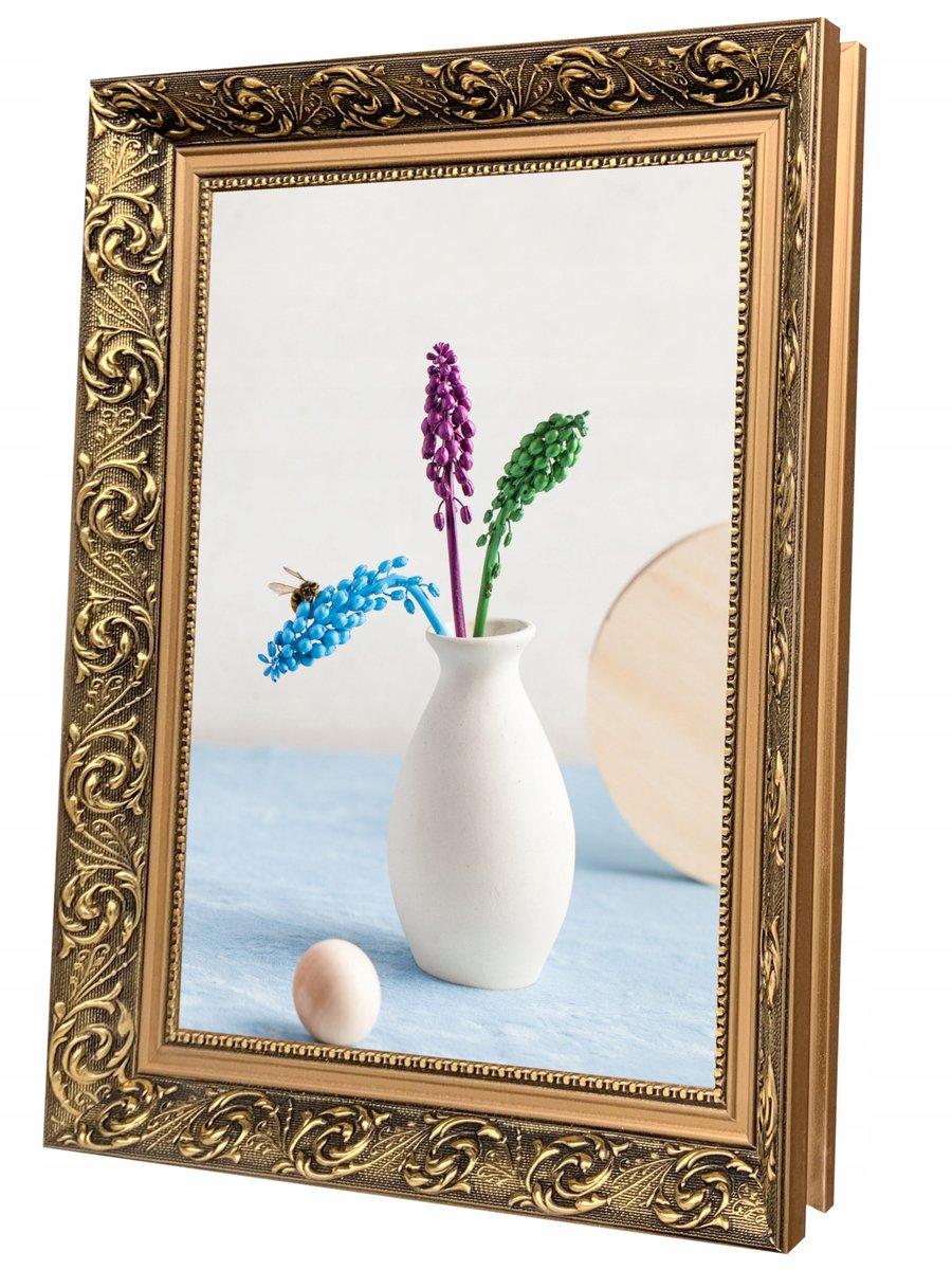 Gloria Houten Fotolijst 30x55 cm Goud Versierd