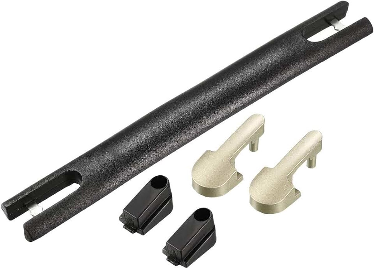 Sourcing map Koffergreep, reservegreeplus 205 mm reservebagagegreep draaggreep zwart
