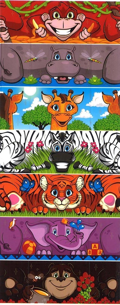 Paaseieren folie - Krimpkous decoratie - Paasdecoratie maken - Snel en eenvoudig - Voor 7 eieren - Jungle Afrika