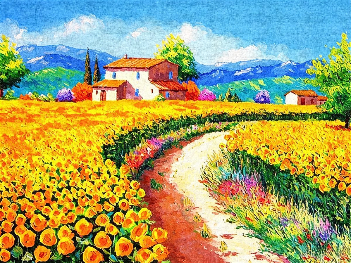 Casalora Diamond Painting Volwassenen & Kinderen – 30x40 cm – – Landschap