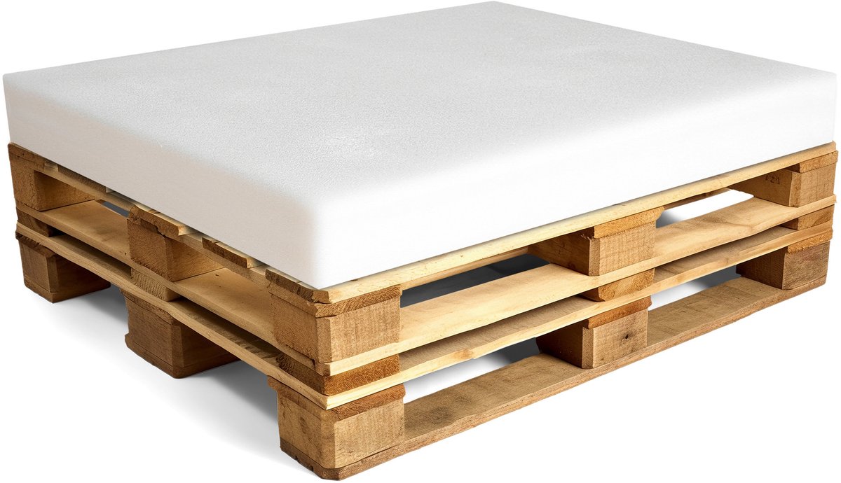 Schuimplaat palletkussen wigkussen vloermatras - Ideaal voor palletmeubels & bed Oeko-Tex certificaat
