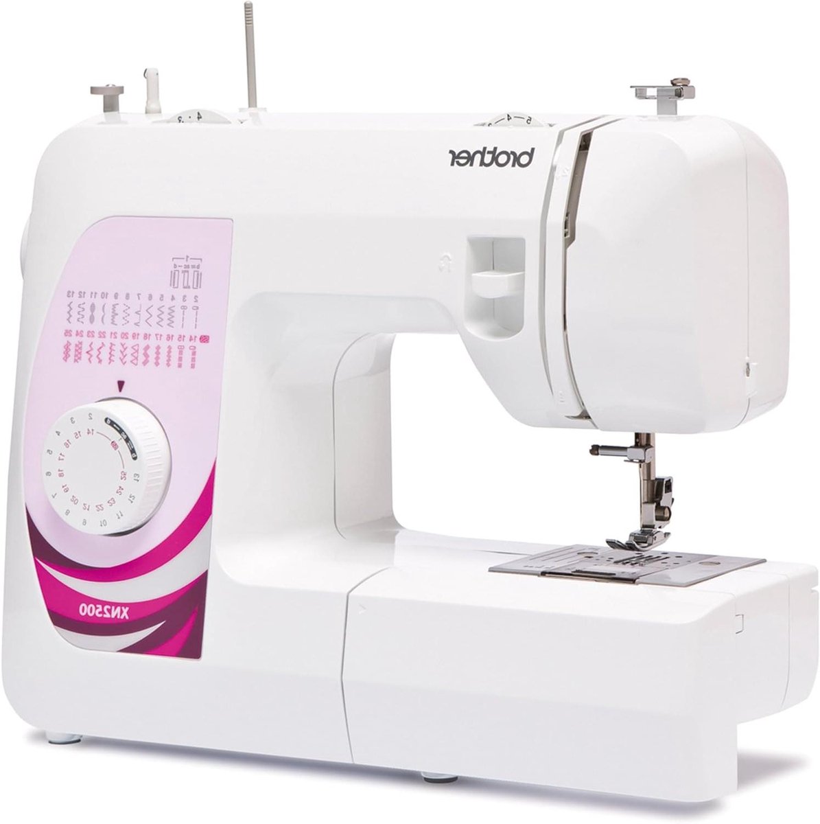 Naaimachine Vrije Arm - Naai Apparaat - Kleding Maken - 25 Steken Programmeerbaar - 6 Kilogram - Wit