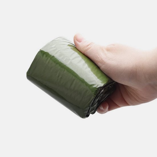 Nood Slaapzak - Survival Bed - Buiten Overleven - Warmte Vasthoudend - 200x90cm - Groen — afbeelding 2