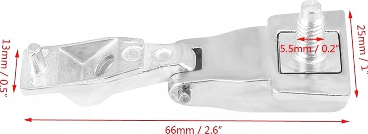 Reparatieset Deurklinken - Metaal, Verchroomd, Eenvoudige Vervanging
