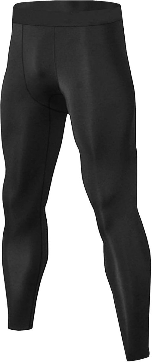 Compressiebroek voor heren, atletische hardlooplegging, trainingsbroek, sneldrogende basislaag voor basketbal, sport, voetbal, sportschool, voetbal, ademende onderbroek