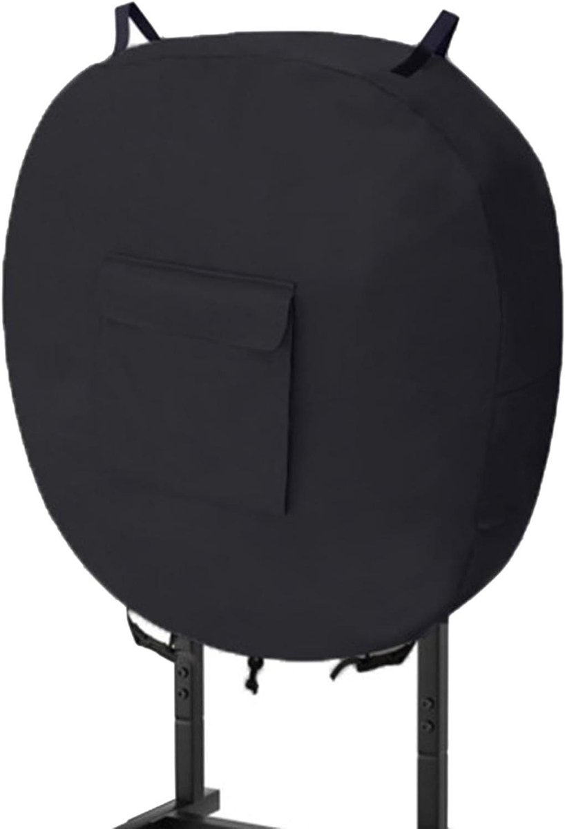 Slangenwagen Afdekking - Hose Reel Cover - Tuin Bescherming - Waterdicht UV-bestendig - 86 x 96 cm - Zwart