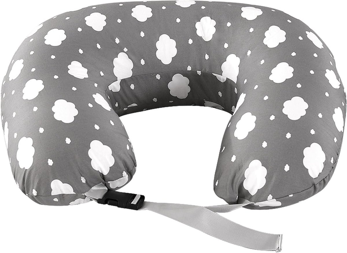 SnelShoppen - Ergonomisch Borstvoeding Kussen - Multifunctionele Ondersteuningspad voor Moeders - Extra Brede Zachte Kussen met Antislip Tailleband en