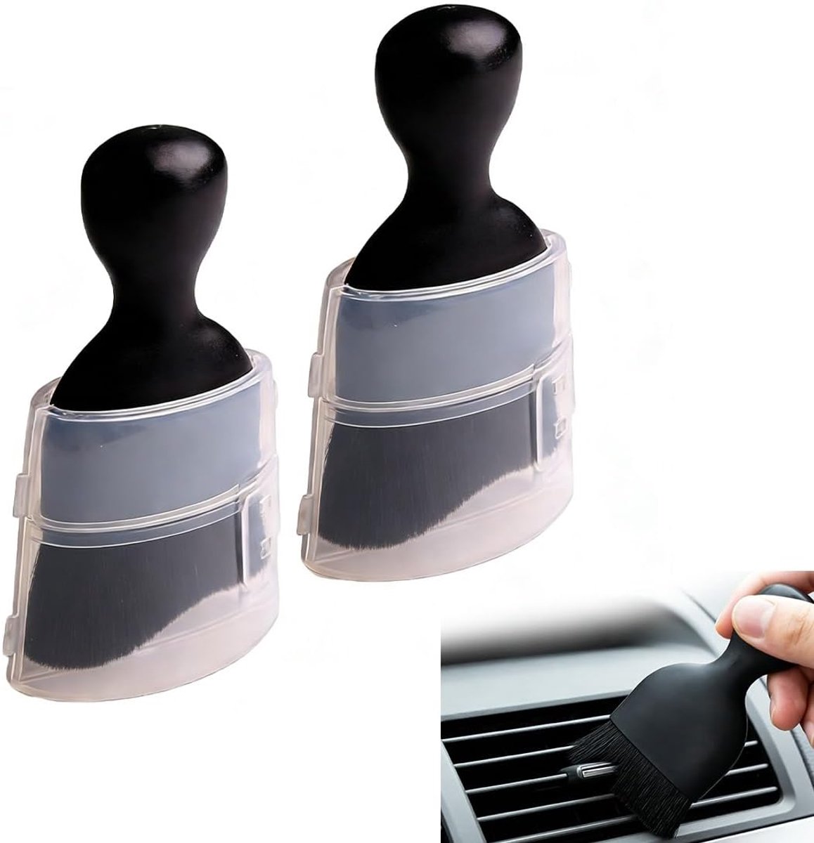 Borstels, zachte stofborstel voor de auto, zachte borstels voor het reinigen van het auto-interieur, voor het reinigen van het dashboard
