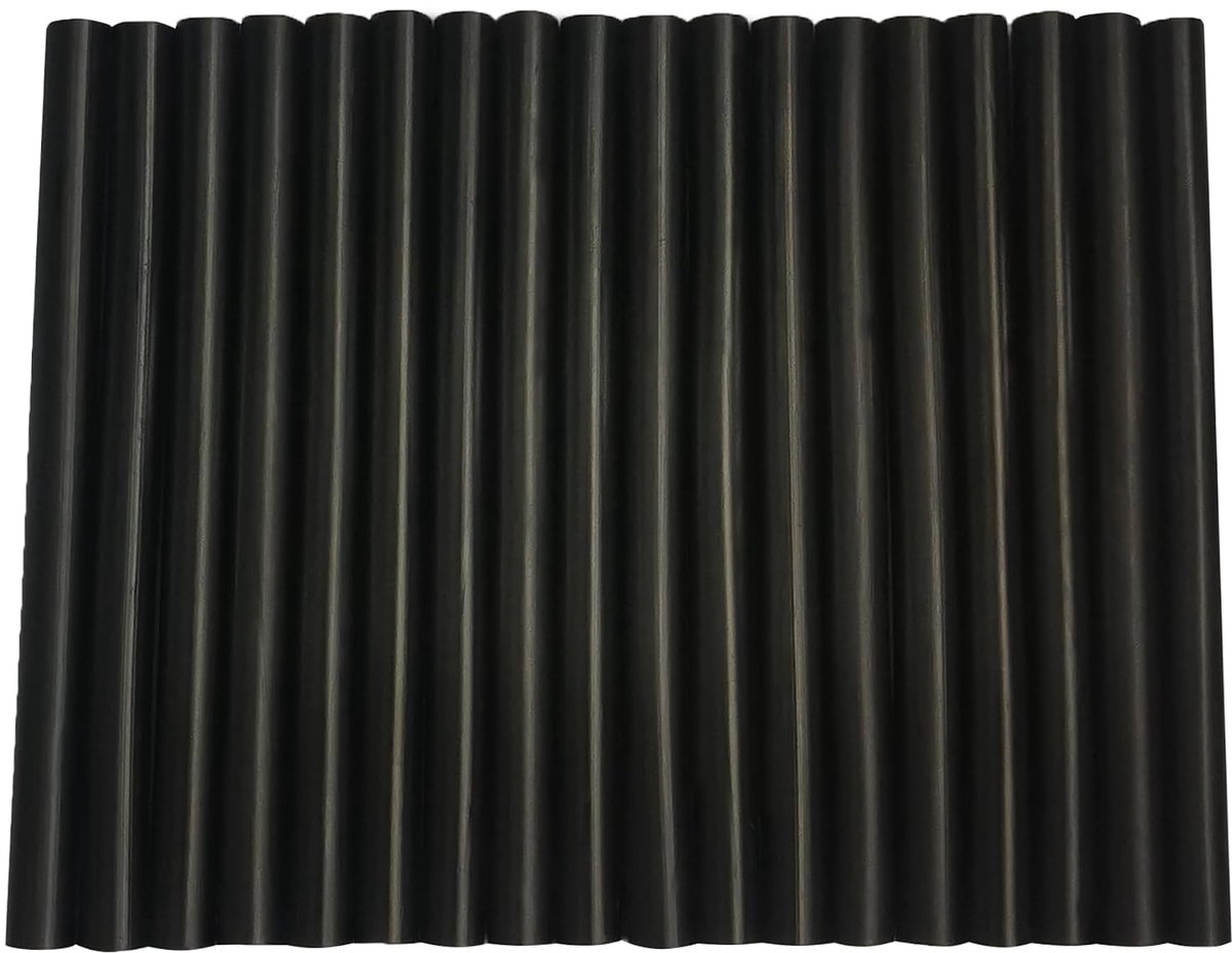 100x7mm Hot Lijm Sticks Zwarte Lijm voor Hot Lijm Gun Pack van 18 Stks