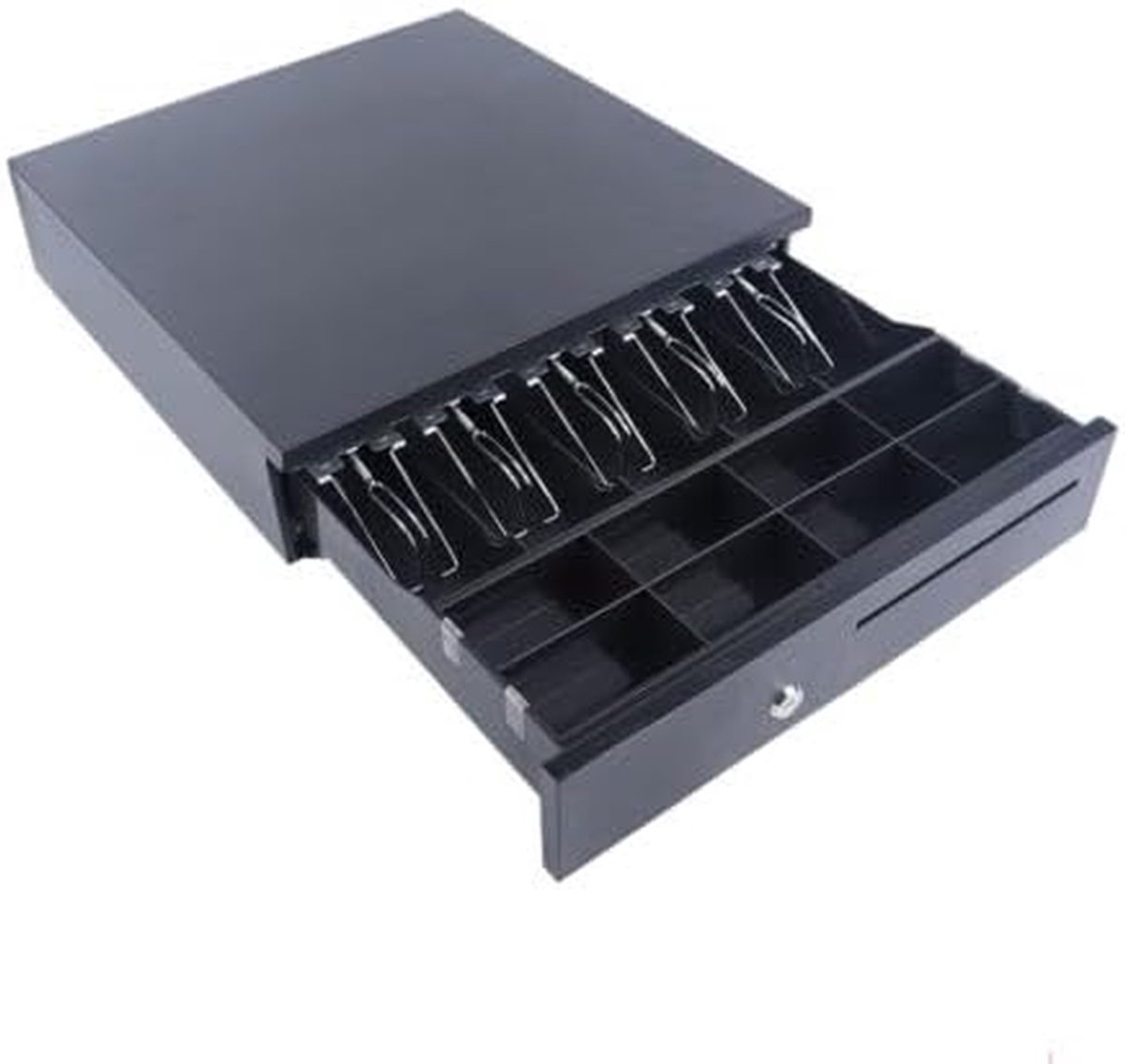 Kassalade - Geldlade - Veilig Geld Opslaan - Met 2 Sleutels - 40 cm Breed - Zwart