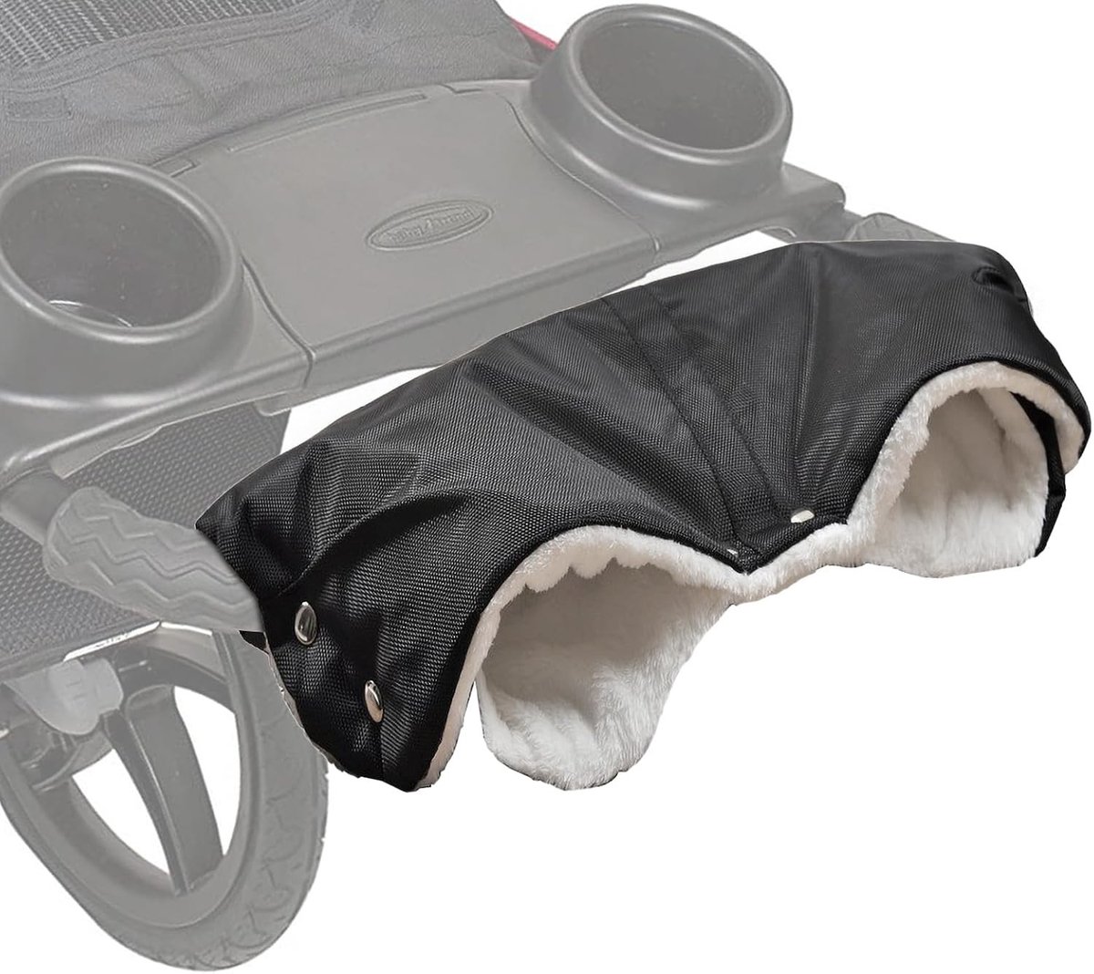 Warmtehandschoenen voor Kinderwagens, Waterdichte Handmoffen met Pluche Binnenvoering, Ideaal voor Koude Dagen en Buitenactiviteiten