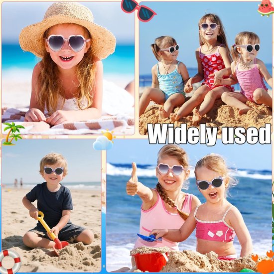 Dailygoods - 3 Kids Zonnebril Meisjes - Leuke Zonnebrillen voor Kinderen Leeftijd 3-8 van Dailygoods — afbeelding 2